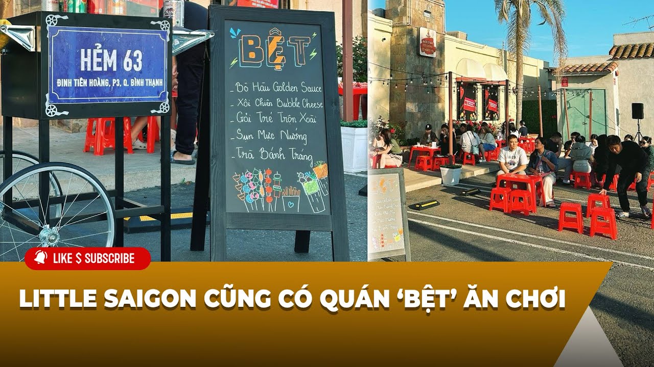 🔴LIVE: Little Saigon cũng có quán ‘bệt’ ăn chơi