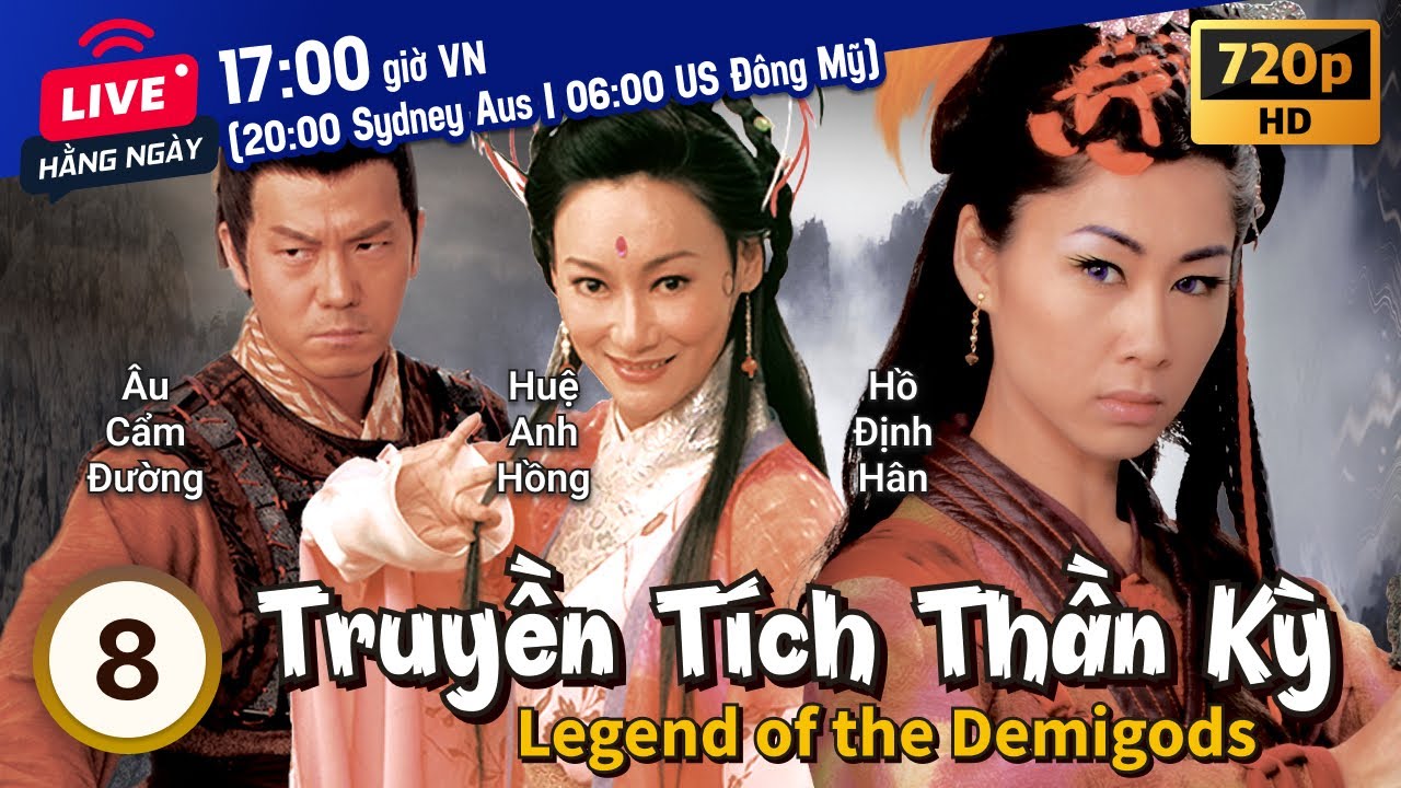 TVB Truyền Tích Thần Kỳ tập 8/22 | Trần Cẩm Hồng, Trần Hạo Dân, Chung Gia Hân | TVB 2008