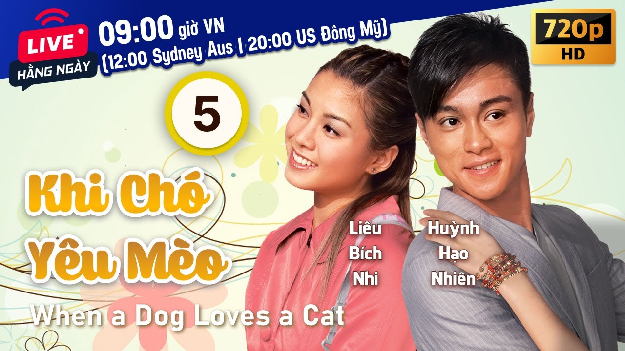 TVB Khi Chó Yêu Mèo tập 5/20 | tiếng Việt | La Gia Lương, Hồ Hạnh Nhi, Liêu Bích Nhi | TVB 2008