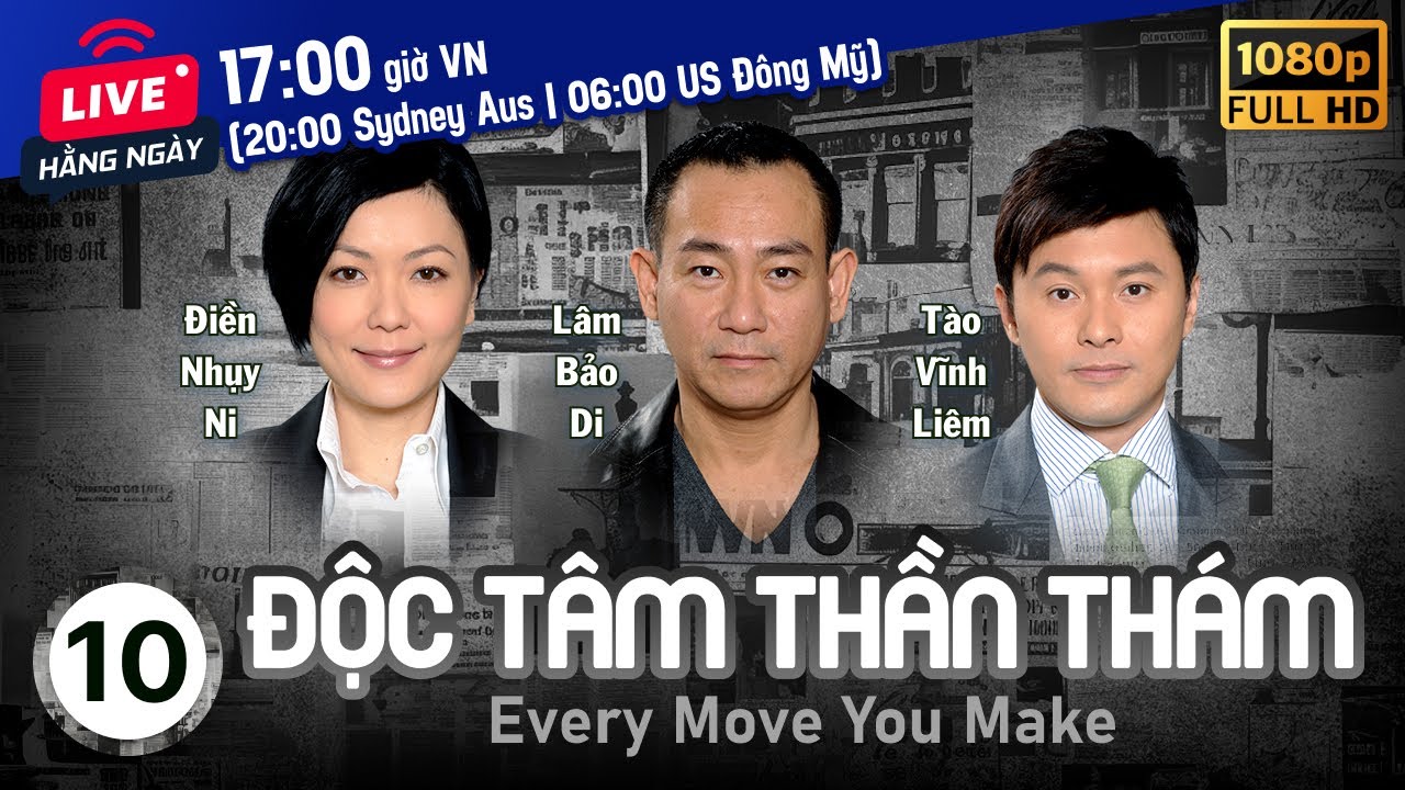 Phim TVB Độc Tâm Thần Thám (Every Move You Make) 10/20 | Lâm Bảo Di, Huỳnh Tông Trạch | 2010