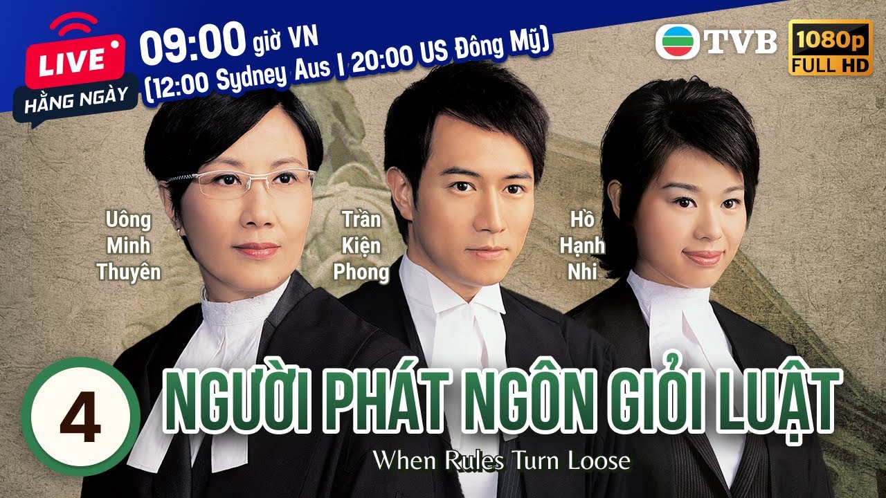 Phim TVB Người Phát Ngôn Giỏi Luật (When Rules Turn Loose) 4/21 | Uông Minh Thuyên | 2005