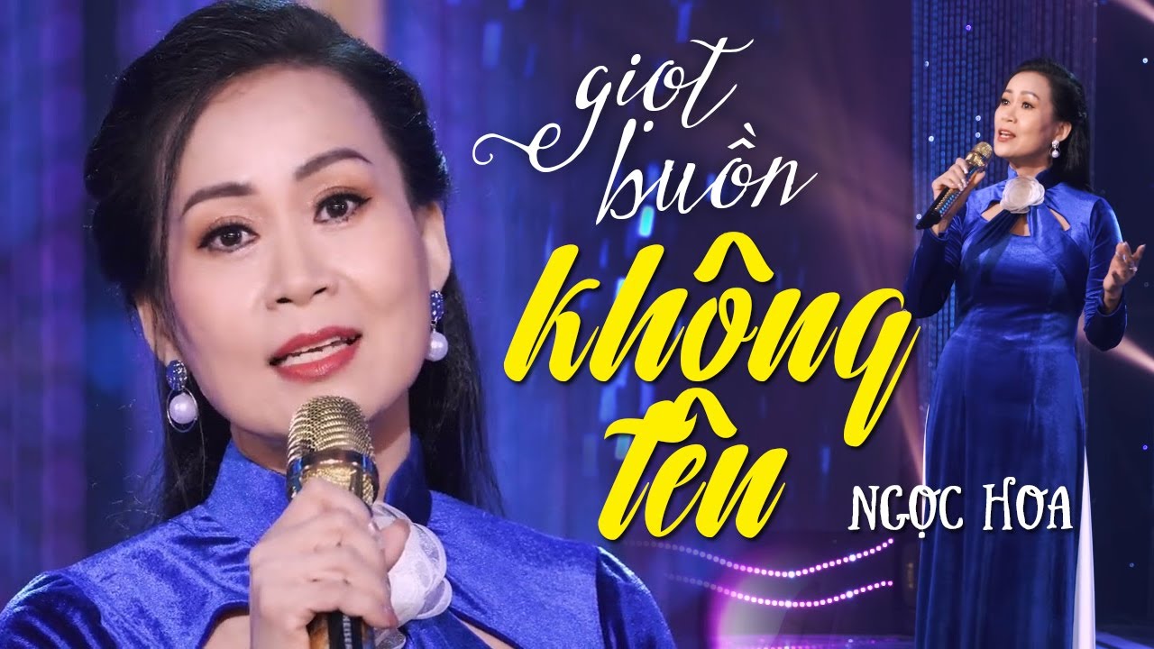 Giọt Buồn Không Tên - Ngọc Hoa (4K MV) Nhạc Bolero Đốn Tim Khán Giả Bằng Giọng Hát Ngọt Ngào