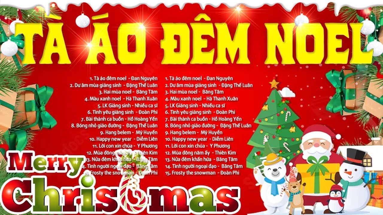 Top 20 Bài Nhạc Giáng Sinh Xưa Bất Hủ Nghe Hoài Không Chán | Tà Áo Đêm Noel | Nhạc Noel Hay Nhất