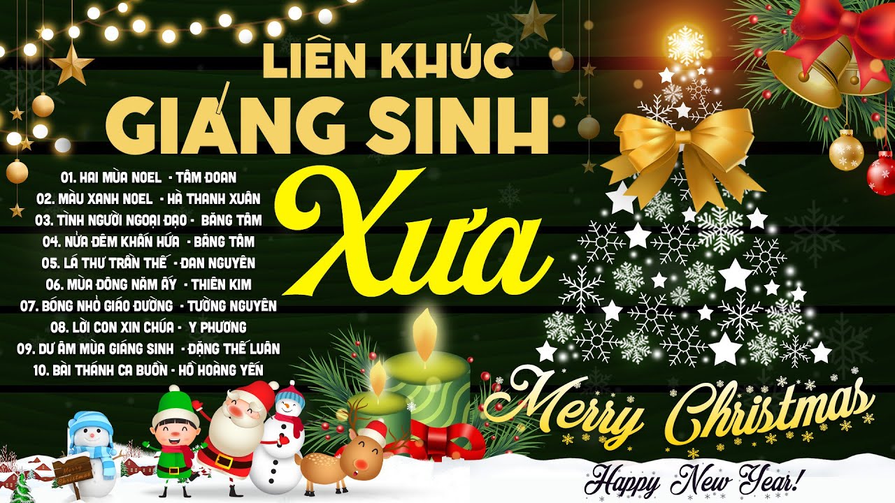 LK Nhạc Giáng Sinh Xưa Bất Hủ NGHE ẤM LÒNG | Hai Mùa Noel | Nhạc Noel Hải Ngoại Hay Nhất 2024