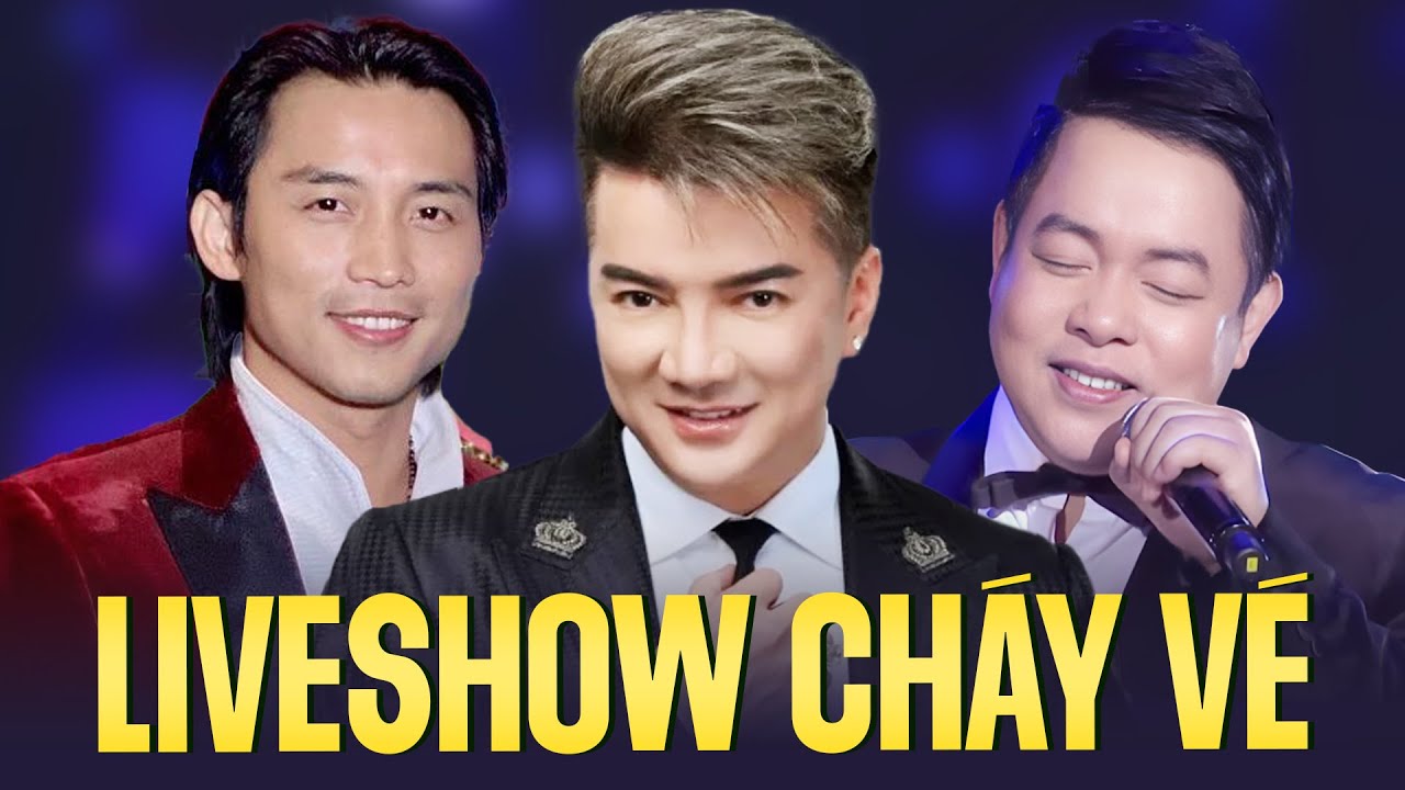 LIVESHOW CHÁY VÉ - 3 Soái Ca Bùng Nổ Hát Cùng Khán Giả | Đàm Vĩnh Hưng, Đan Nguyên, Quang Lê