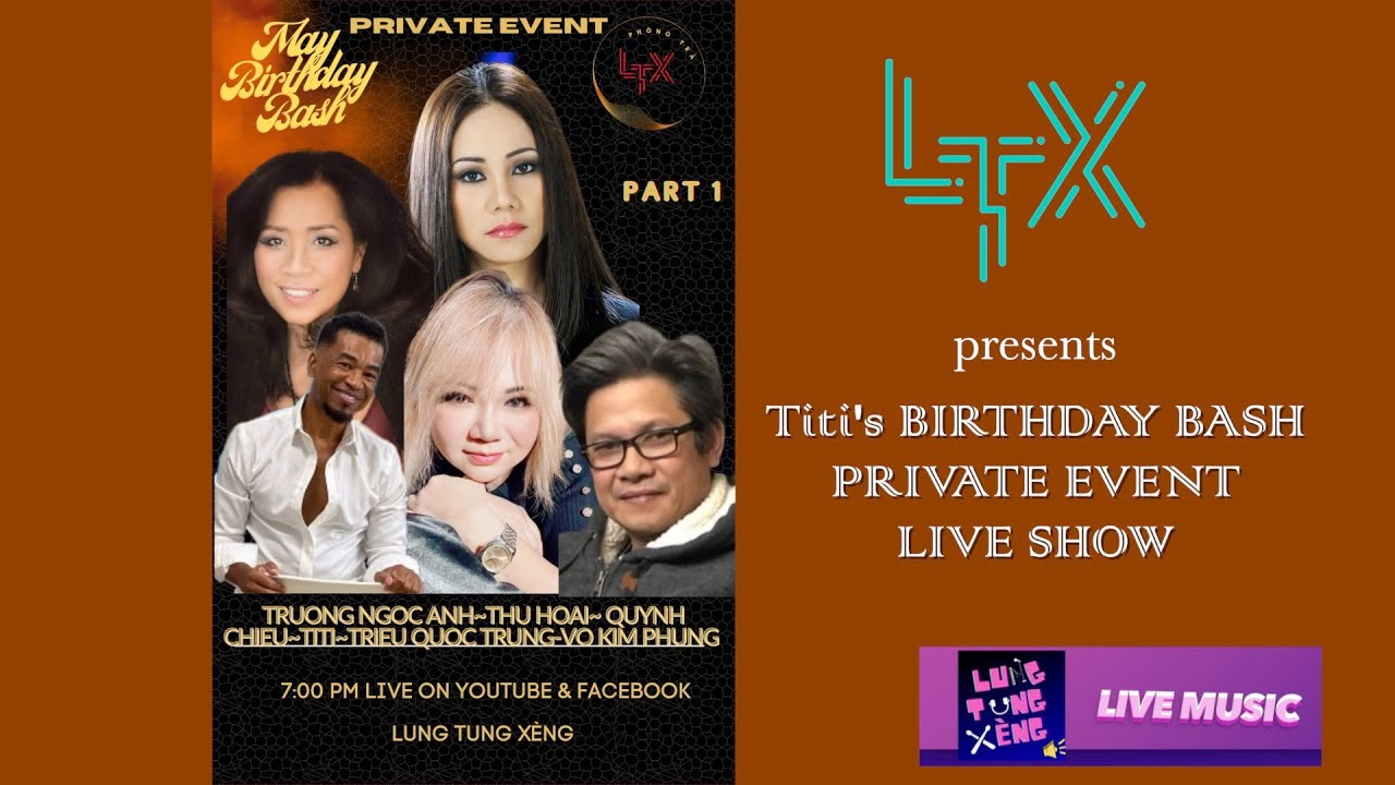 Titi's BIRTHDAY BASH PRIVATE EVENT LIVE SHOW with LTX Band - PART 1