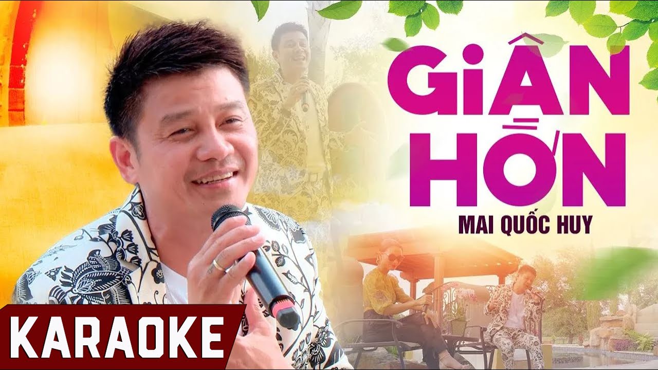 GIẬN HỜN KARAOKE - MAI QUỐC HUY | FULL BEAT