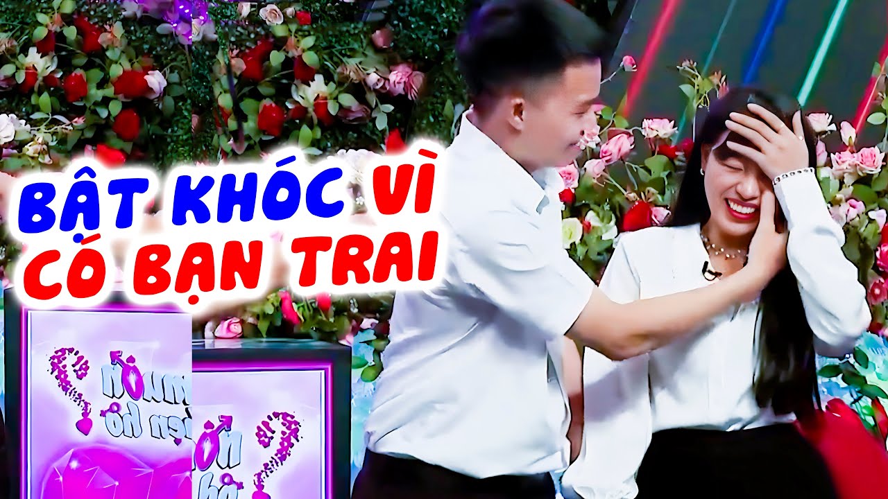 Cô nàng tuyệt xinh BẬT KHÓC vì có bạn trai khiến anh chàng bảo vệ phải DỖ DÀNH ~ Hẹn Hò Quyền Linh