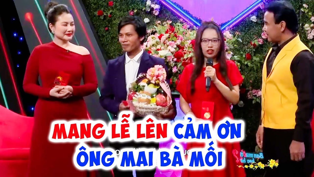 Cặp đôi mang lễ LÊN CẢM TẠ ông mai bà mối sau 11 ngày hẹn hò ĐÁM CƯỚI NGAY - Hẹn Hò Quyền Linh