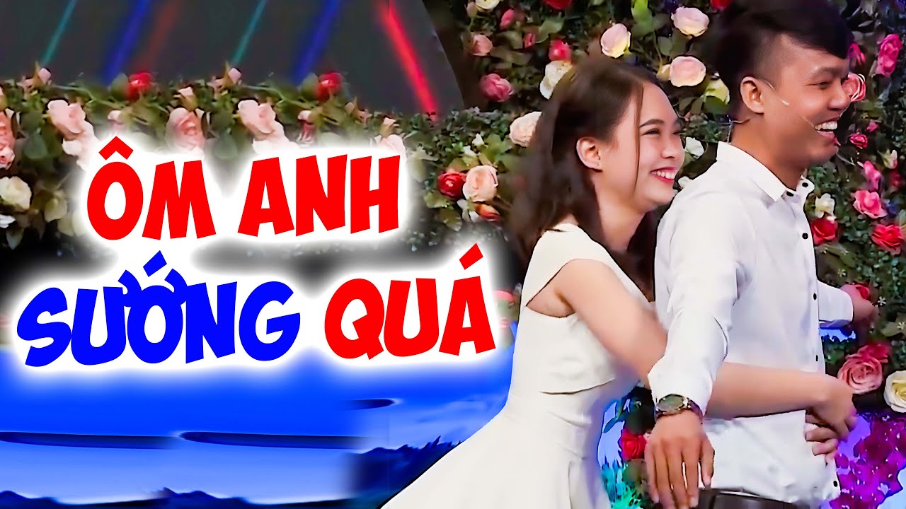 Vừa gặp được ÔM QUÁ THÍCH cô nàng DỰA VÀO LÒNG bạn trai MC Quyền Linh xỉu ngang - Hẹn Hò Quyền Lính