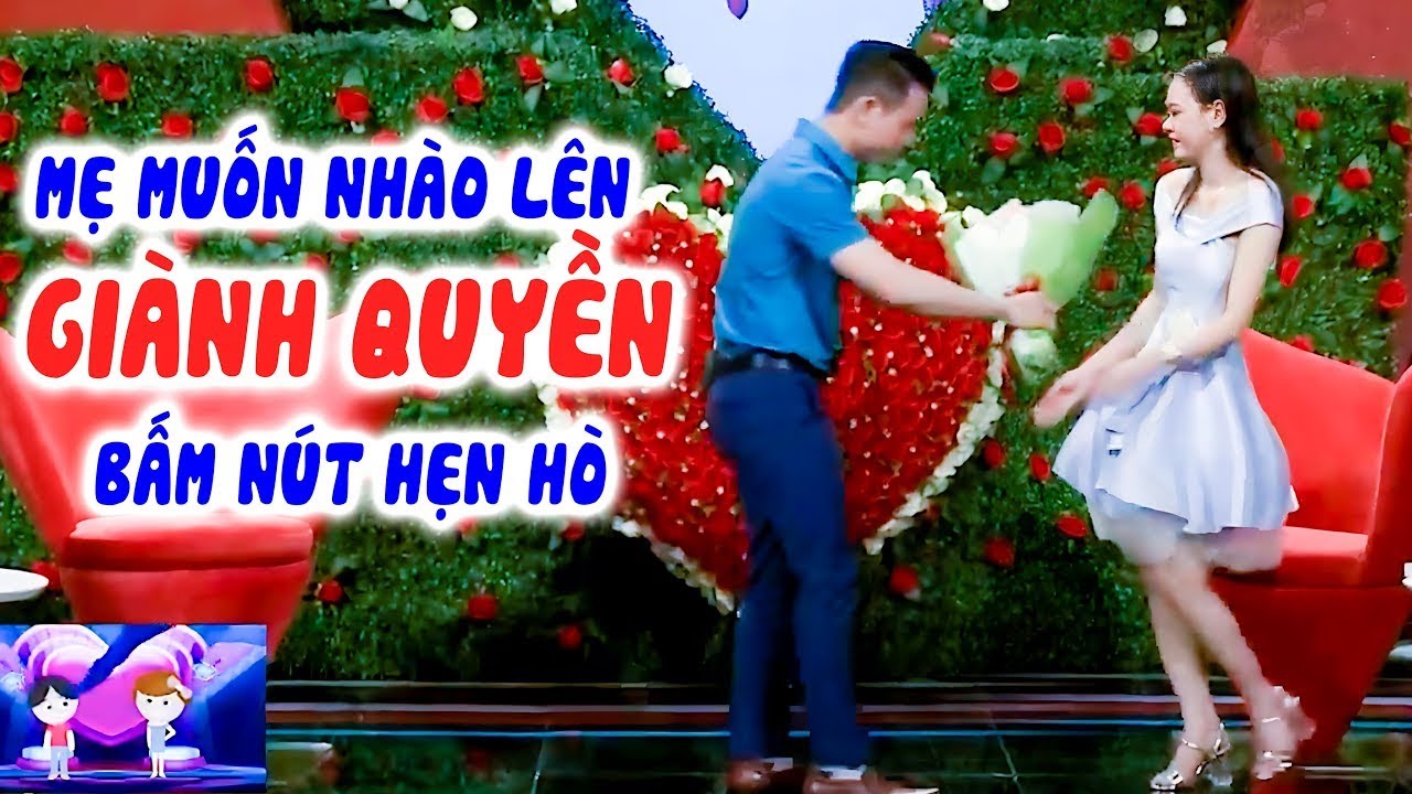 Quá mê bạn gái TRẮNG XINH mẹ chàng trai MUỐN XÔNG LÊN giành quyền bấm nút hẹn hò 😂Hẹn Hò Quyền Linh