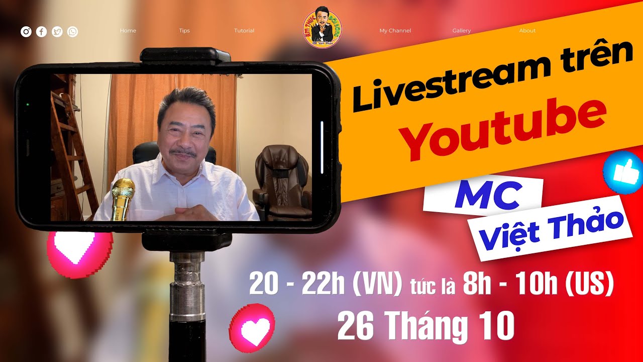 MC Viêt Thảo Live - Lần Đầu Tâm Tình Trên Youtube | Chuyện Bên Lề 1770