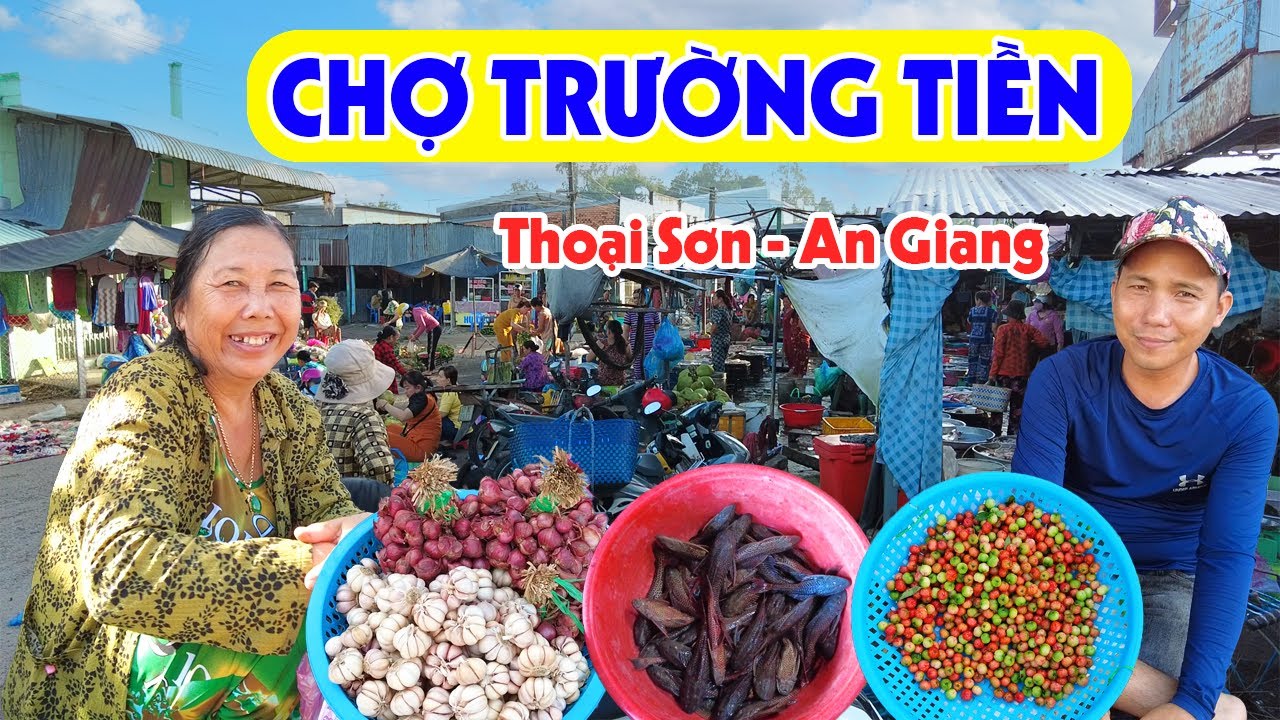 Khám Phá Chợ Trường Tiền An Giang: Chợ Quê Nhộn Nhịp, Giá Rẻ Như Cho | Miền Tây Sông Nước