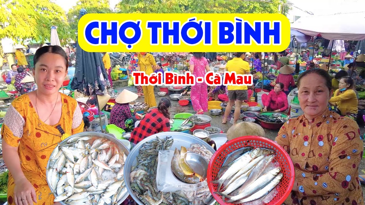 Về Chợ Miệt Vườn Cà Mau: Chợ Thới Bình Quá Đông Vui và Nhiều Đặc Sản Ngon Rẻ | Miền Tây Sông Nước