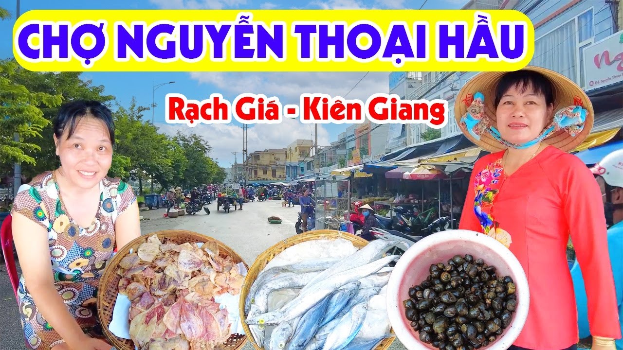 Ghé Chợ Gà Nguyễn Thoại Hầu, Nhộn Nhịp Bà Con Buôn Bán Những Ngày Cuối Năm | Miền Tây Sông Nước