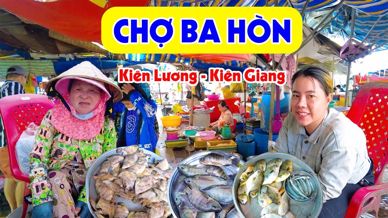 Khám Phá Ba Hòn Kiên Giang: Ngỡ Ngàng Chợ Cửa Biển Đủ Loại Hải Sản Tươi Ngon Rẻ | Miền Tây Sông Nước