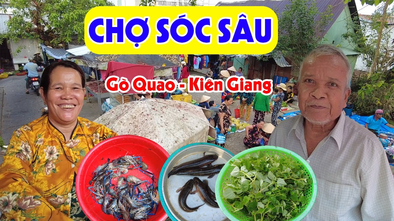 Đi Chợ Quê Sóc Kiên Giang: Bà Con Khmer Bán Đủ Loại Đặc Sản, Bánh Trái Miền Tây | Miền Tây Sông Nước