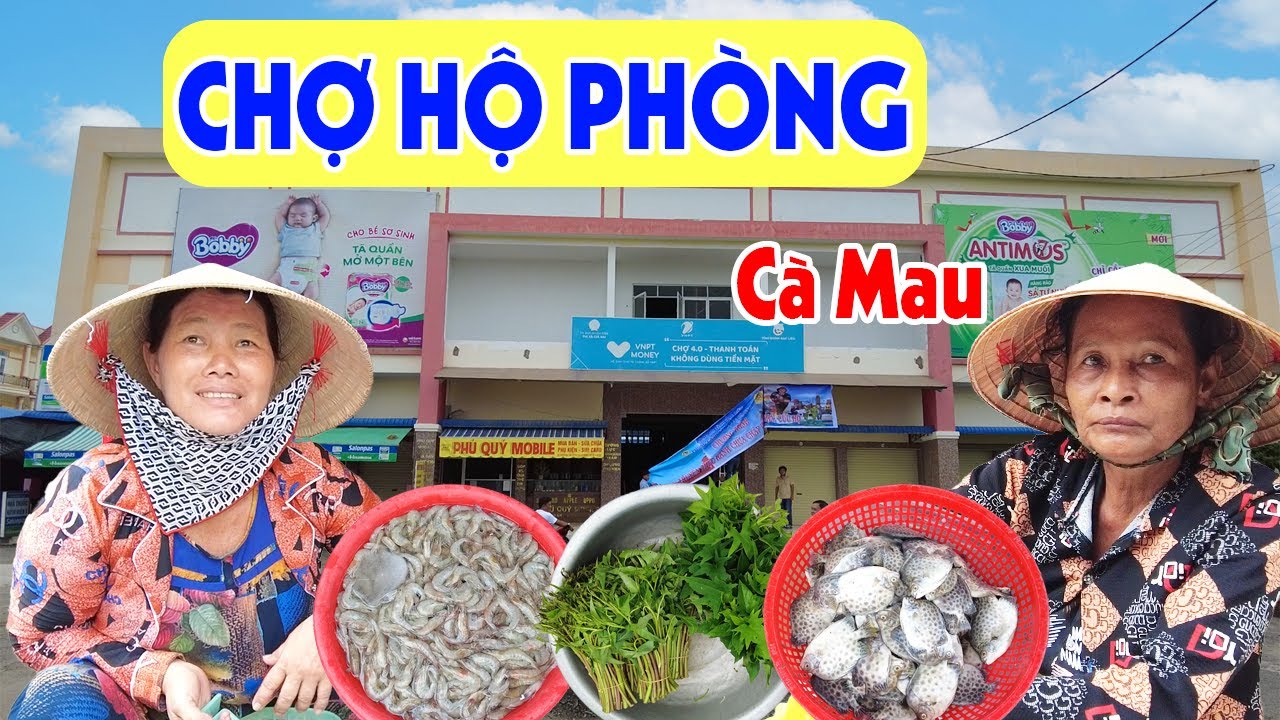 Khám Phá Chợ Hộ Phòng Cà Mau: Đủ Loại Hải Sản Tươi, Khô Ngon Rẻ | Miền Tây Sông Nước