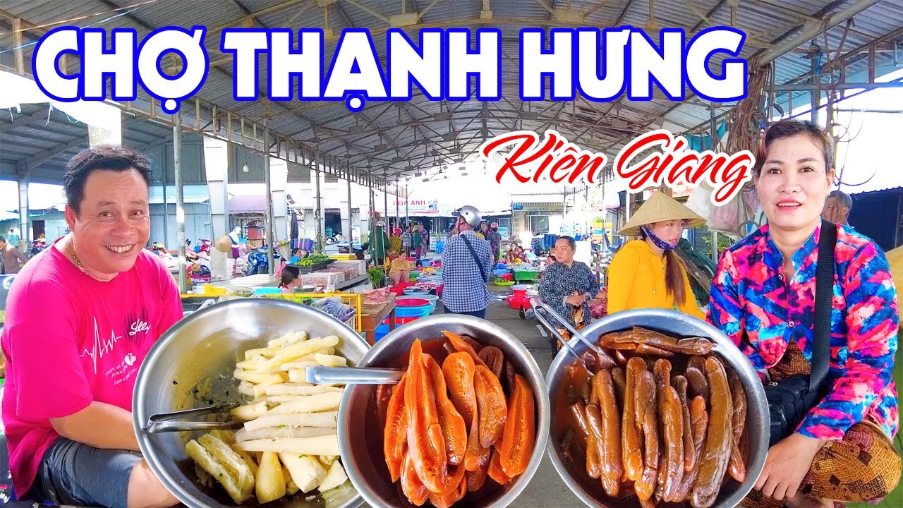 Về Chợ Kiên Giang Đi Chợ Thanh Hưng - Đủ Loại Hải Sản Tươi Sống Ngon Giá Rẻ | Miền Tây Sông Nước