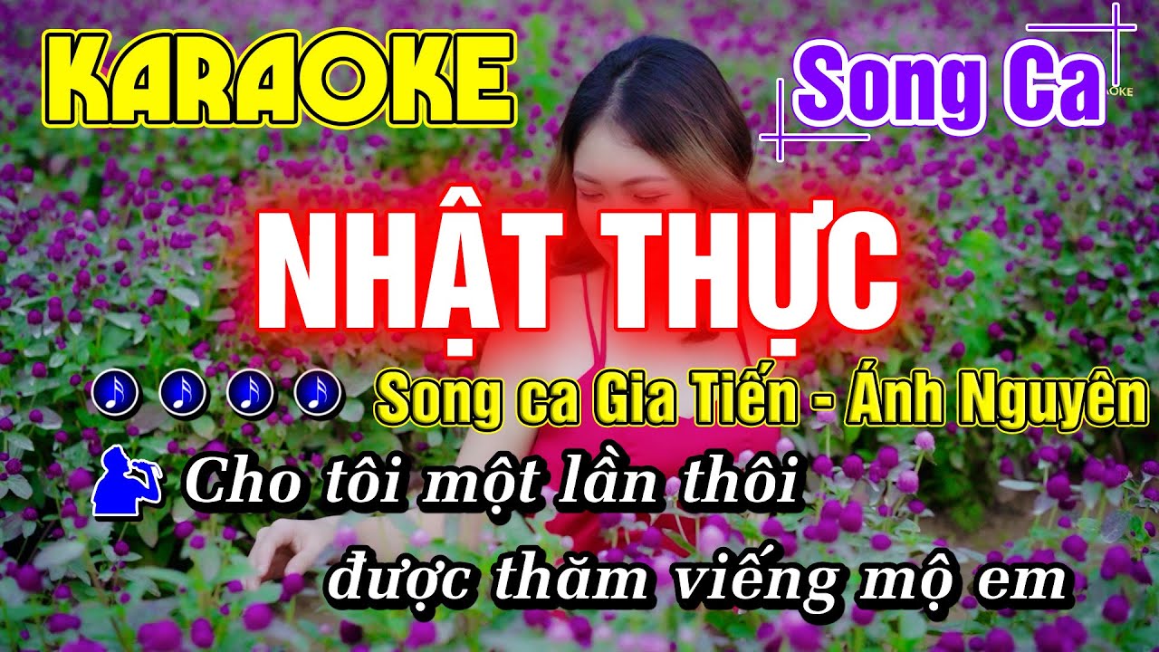 Nhật Thực Karaoke Song Ca Beat Phối Mới Hay Dễ Hát Gia Tiến Ánh Nguyên - Minh Đức Karaoke