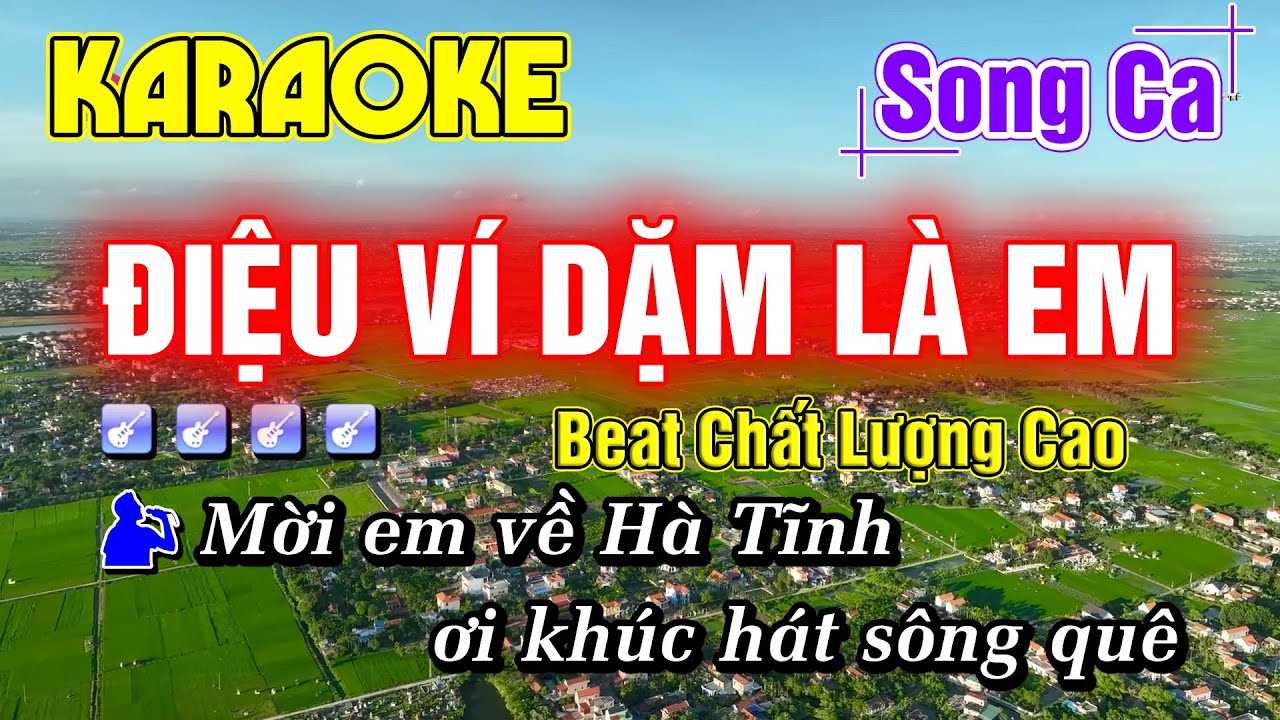 Điệu Ví Dặm Là Em Karaoke Song Ca Nhạc Sống Beat Chất Lượng Cao Hay Dễ Hát - Minh Đức Karaoke