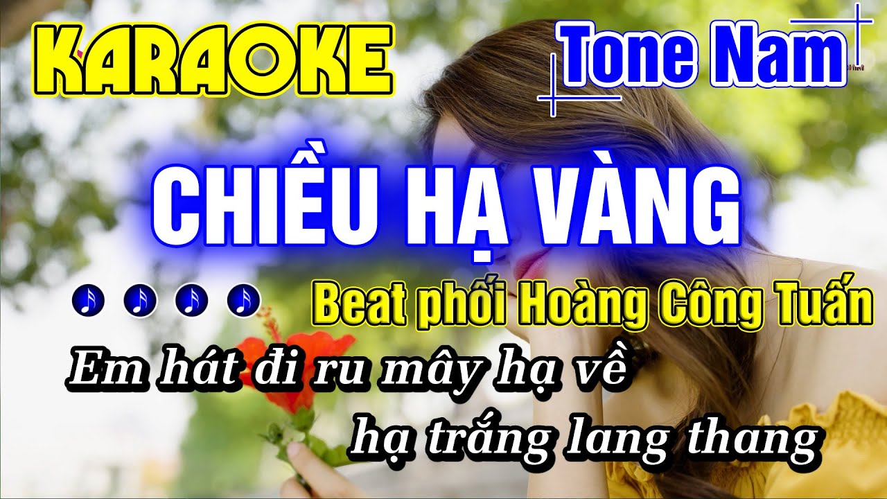 Chiều Hạ Vàng Karaoke Tone Nam Nhạc Sống Rumba Beat Phối Mới Nhất 2024 Công Tuấn Bolero