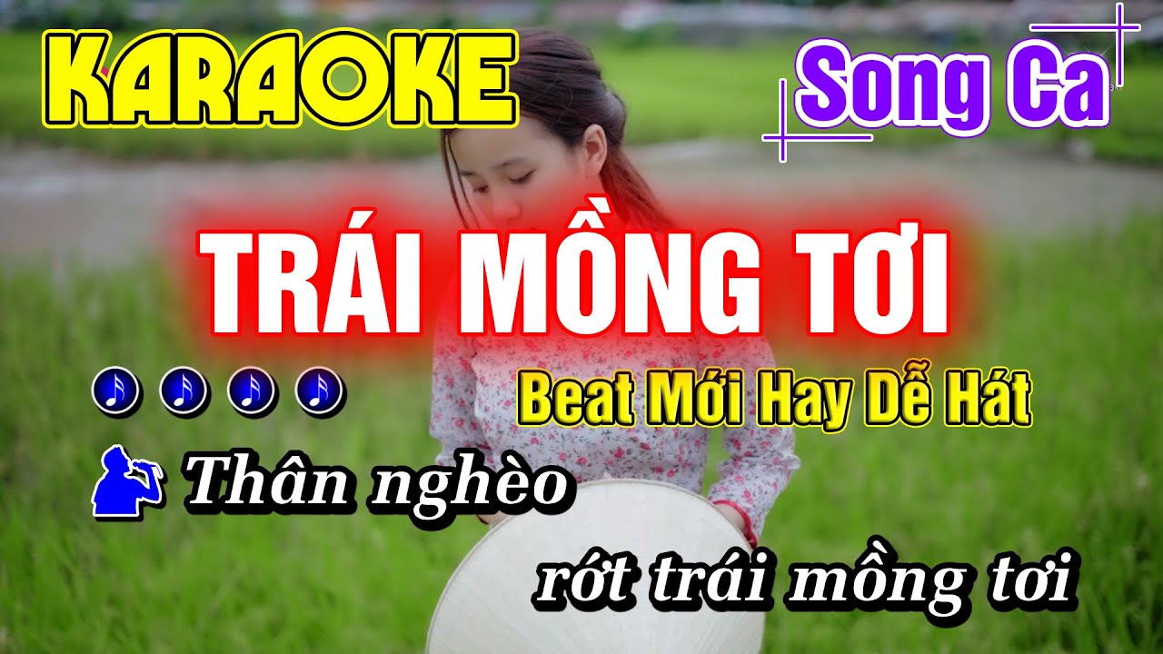 Trái Mồng Tơi Karaoke Song Ca Nhạc Sống Rumba Beat Phối Mới Chuẩn Hay Dễ Hát - Minh Đức Karaoke