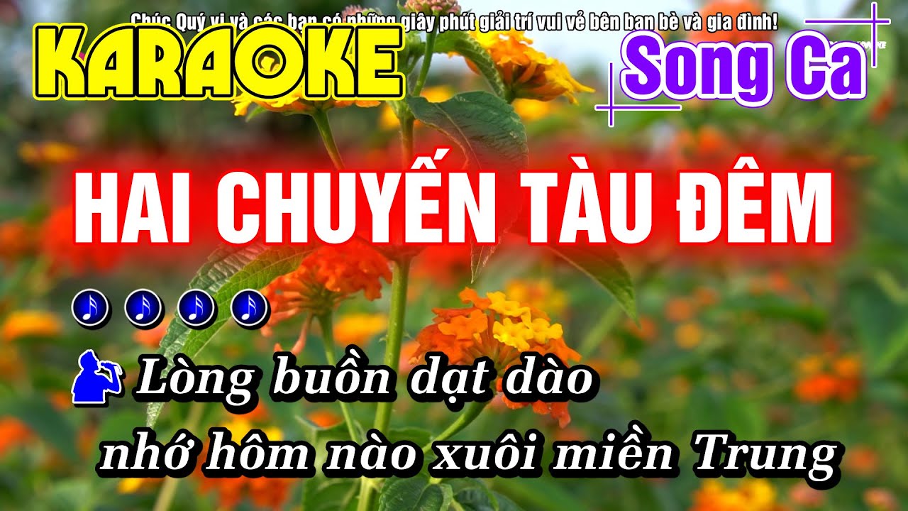 Karaoke Hai Chuyến Tàu Đêm | Song Ca | Minh Đức Karaoke | Beat Chất Lượng Cao | Rumba Hay Dễ Hát