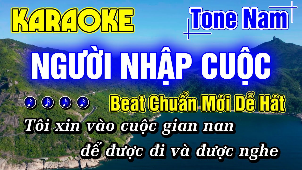 Người Nhập Cuộc Karaoke Tone Nam Nhạc Lính Beat Mới Hay Dễ Hát - Minh Đức Karaoke