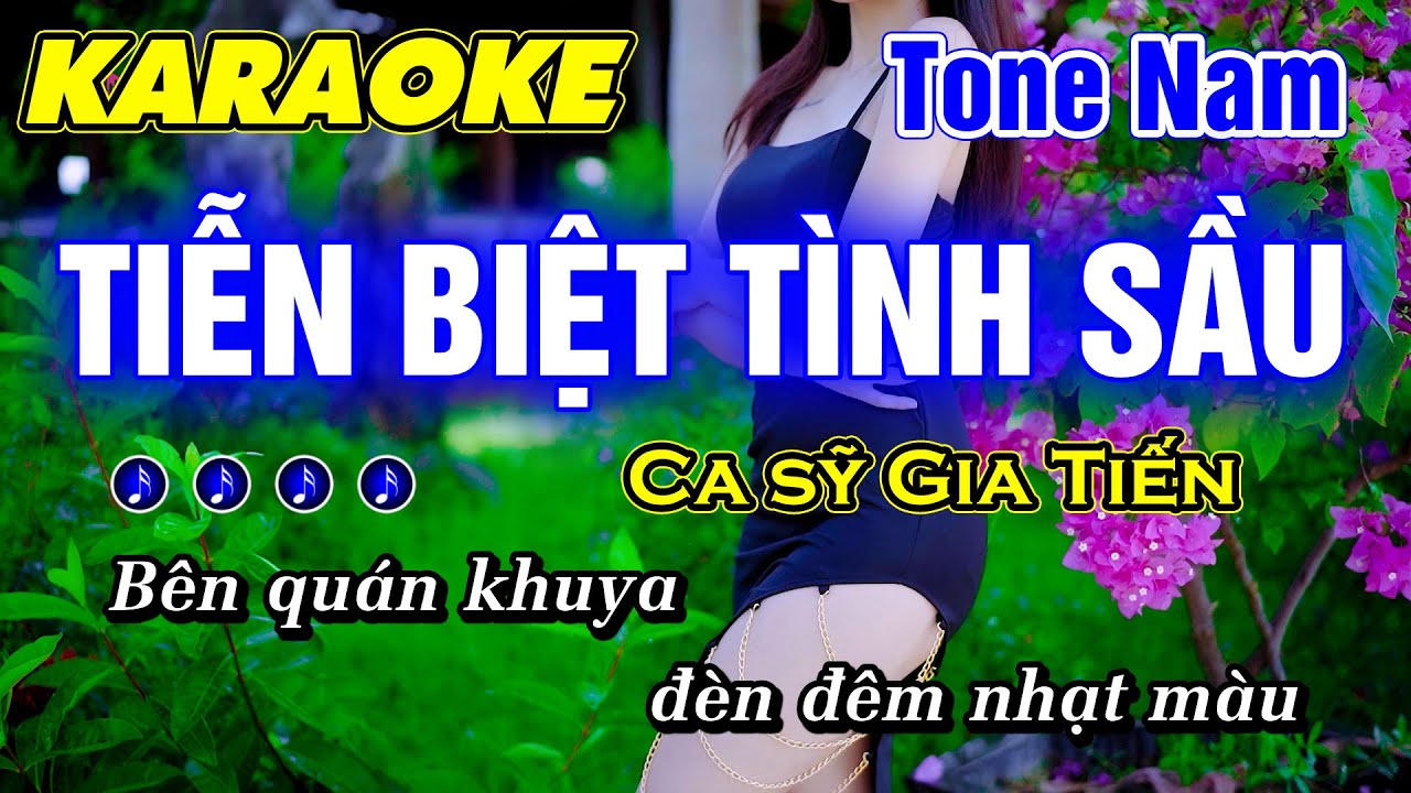 Karaoke Tiễn Biệt Tình Sầu Tone Nam Nhạc Sống Beat Phối Mới Gia Tiến (HAY DỄ HÁT) - Minh Đức Karaoke