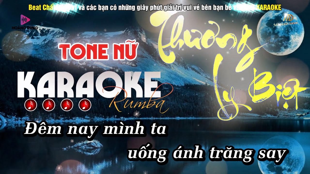 Thương Ly Biệt Karaoke Tone Nữ (Am) NHẠC SỐNG RUMBA Beat Phối Mới Nhất 2024 - Minh Đức Karaoke