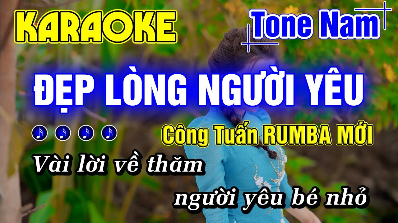 Đẹp Lòng Người Yêu Karaoke Tone Nam Nhạc Sống Công Tuấn Bolero RUMBA MỚI NHẤT - Minh Đức Karaoke