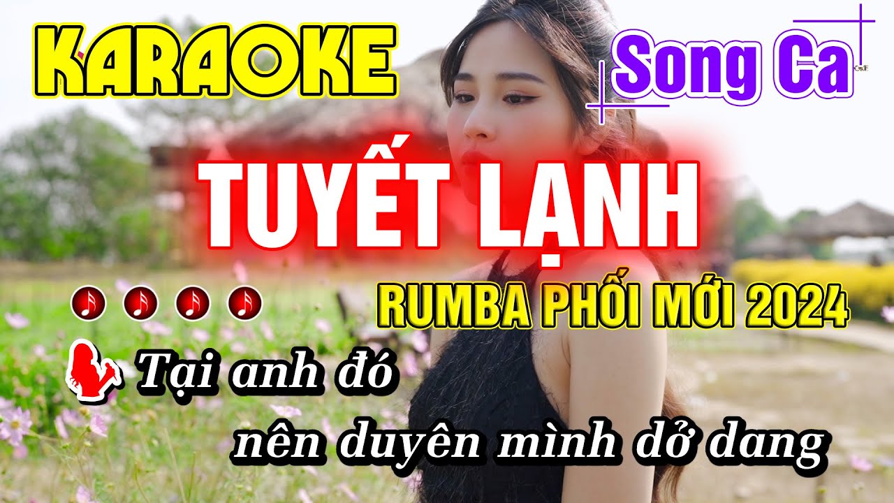 Tuyết Lạnh Karaoke Song Ca Nhạc Sống RUMBA HAY NHẤT PHỐI MỚI 2024 - Minh Đức Karaoke