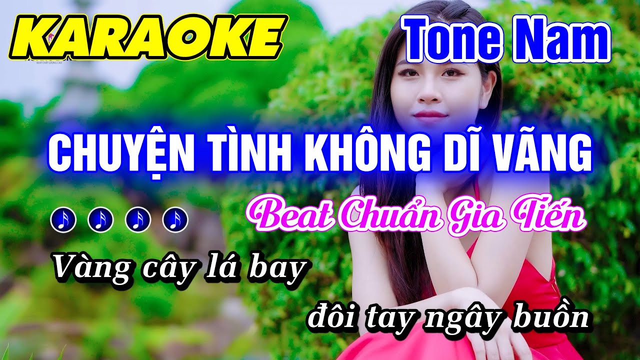 Karaoke Chuyện Tình Không Dĩ Vãng Tone Nam Nhạc Sống Beat Chất Lượng Cao - Minh Đức Karaoke