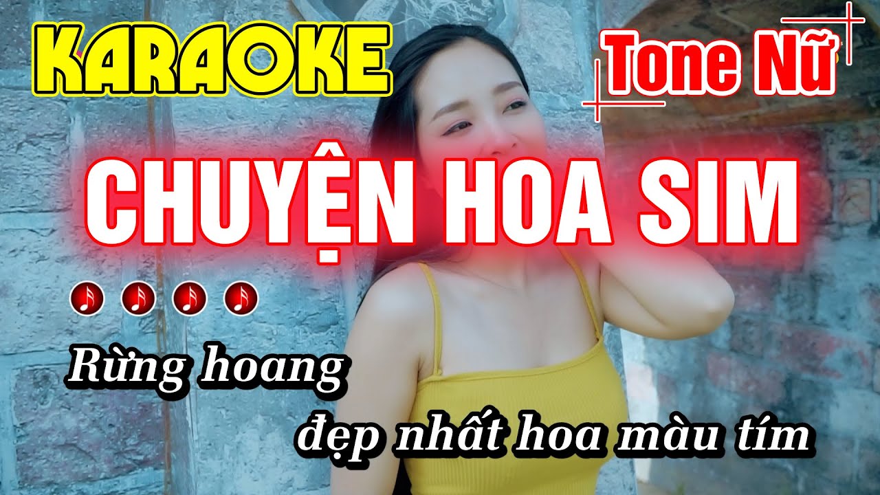 Chuyện Hoa Sim Karaoke Tone Nữ Nhạc Sống Beat Phối Mới Minh Đức Karaoke