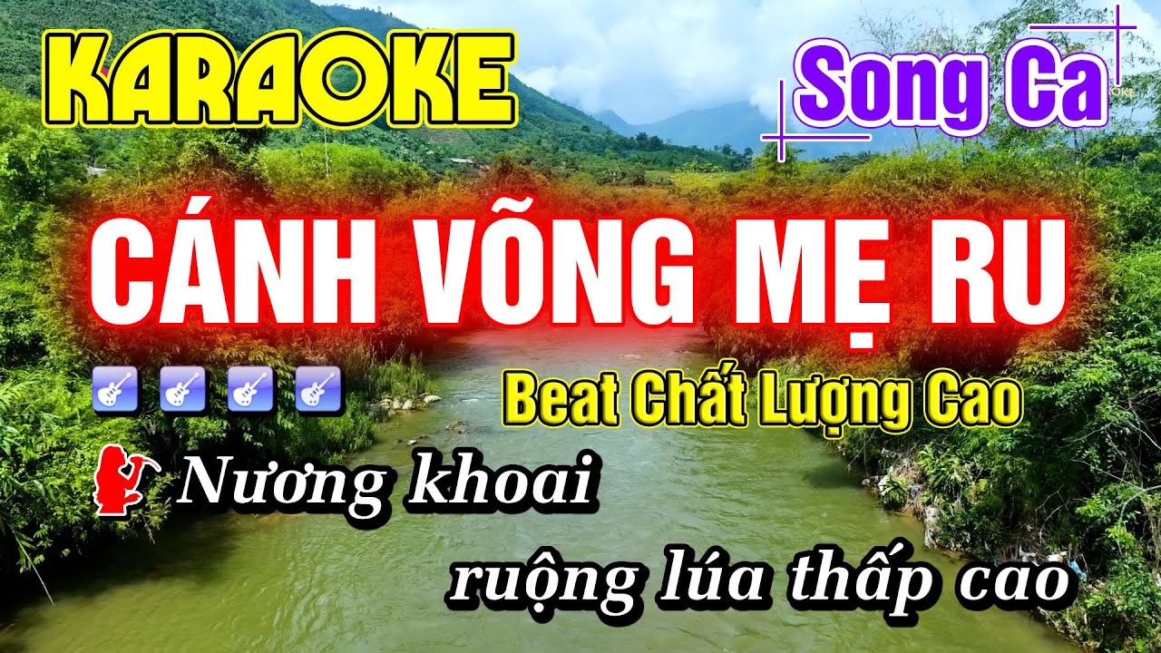 Cánh Võng Mẹ Ru Karaoke Song Ca Nhạc Sống Beat Chất Lượng Cao - Minh Đức Karaoke