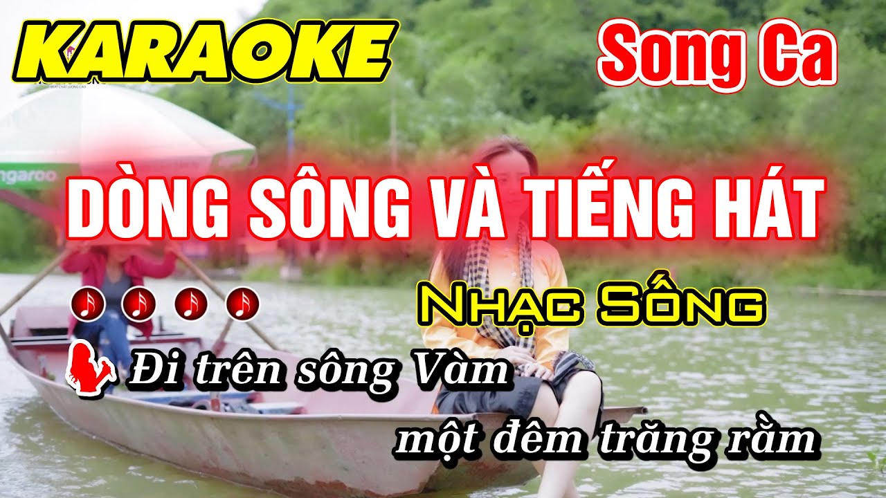 Karaoke Dòng Sông Và Tiếng Hát Song Ca Nhạc Sống Cha Cha Cha (HAY DỄ HÁT) - Minh Đức Karaoke