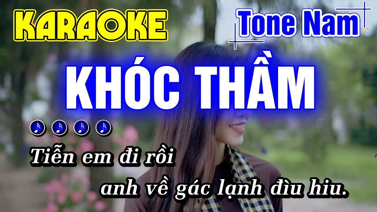 Karaoke Khóc Thầm | Tone Nam | Minh Đức Karaoke