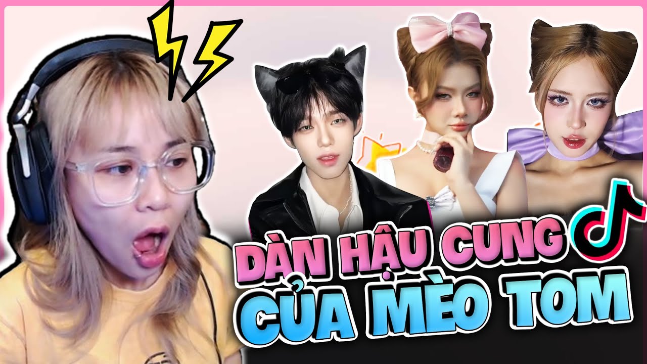 Hậu cung tuyển chọn của mèo Tom trend biến hình TikTok. MisThy mê mẫn nhan sắc của người này!?