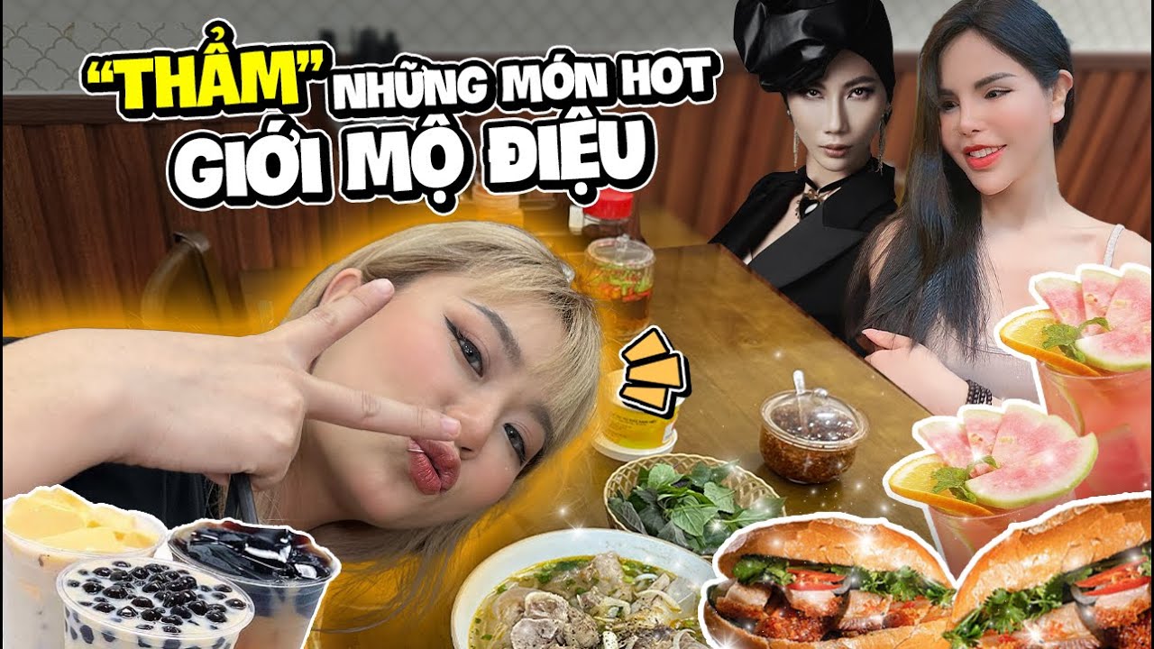 Ăn hết menu quán ăn cô LinDa, người mẫu Cao Ngân... MisThy "hoang mang" với món ăn phong thủy này?!