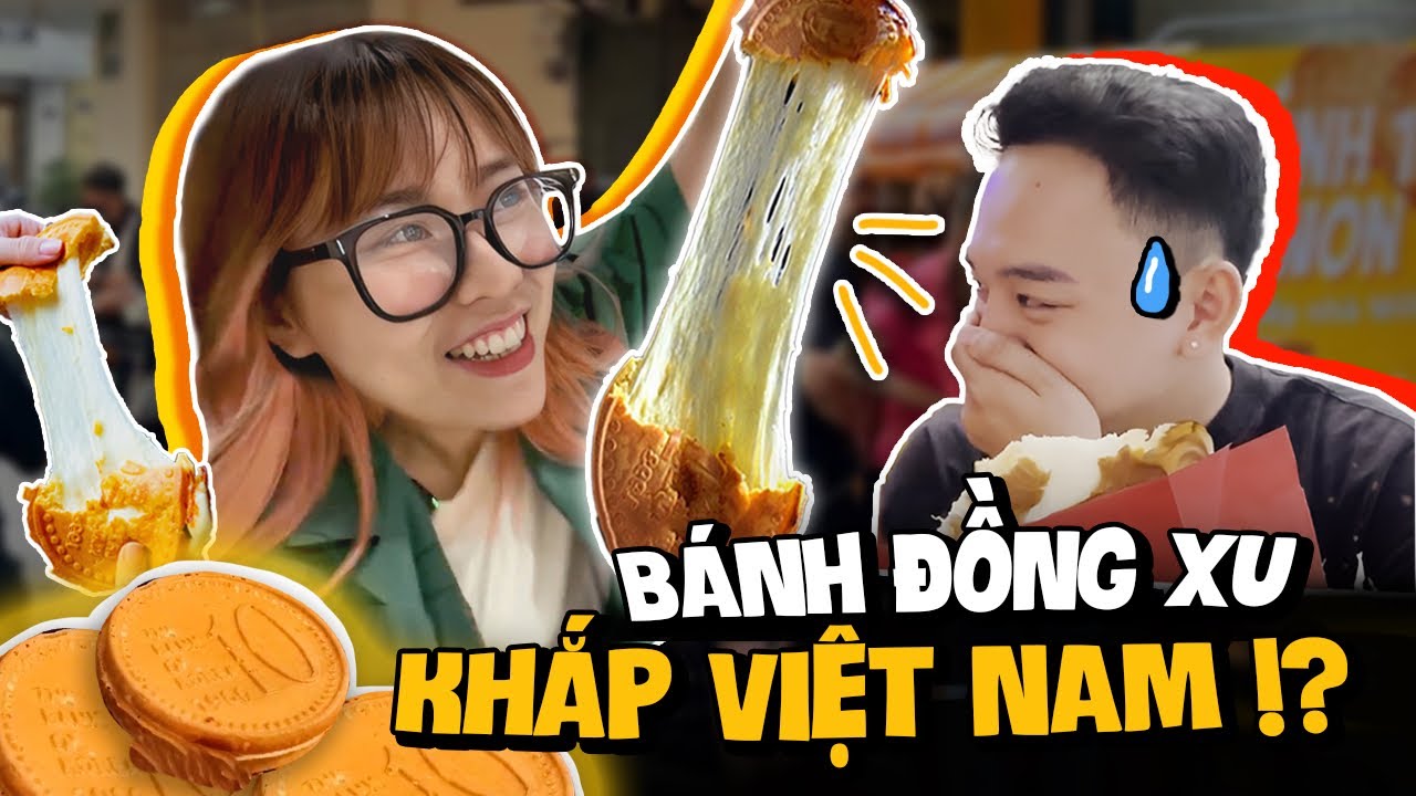 Kiểm chứng bánh đồng xu phô mai kéo sợi dài 2m hot TikTok. MisThy so sánh version Bắc - Nam?!