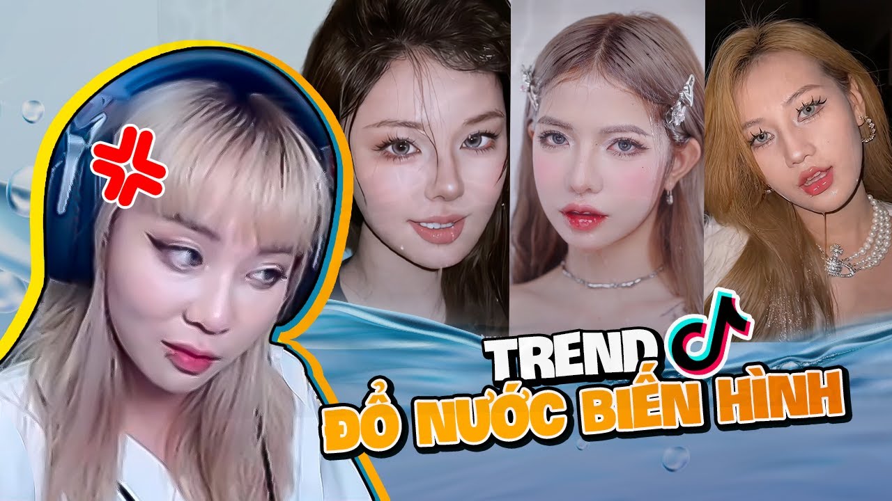 Trố mắt với tạo hình siêu đỉnh của Ciin, Thanh Mèo...MisThy reaction TikTok trend đổ nước biến hình!