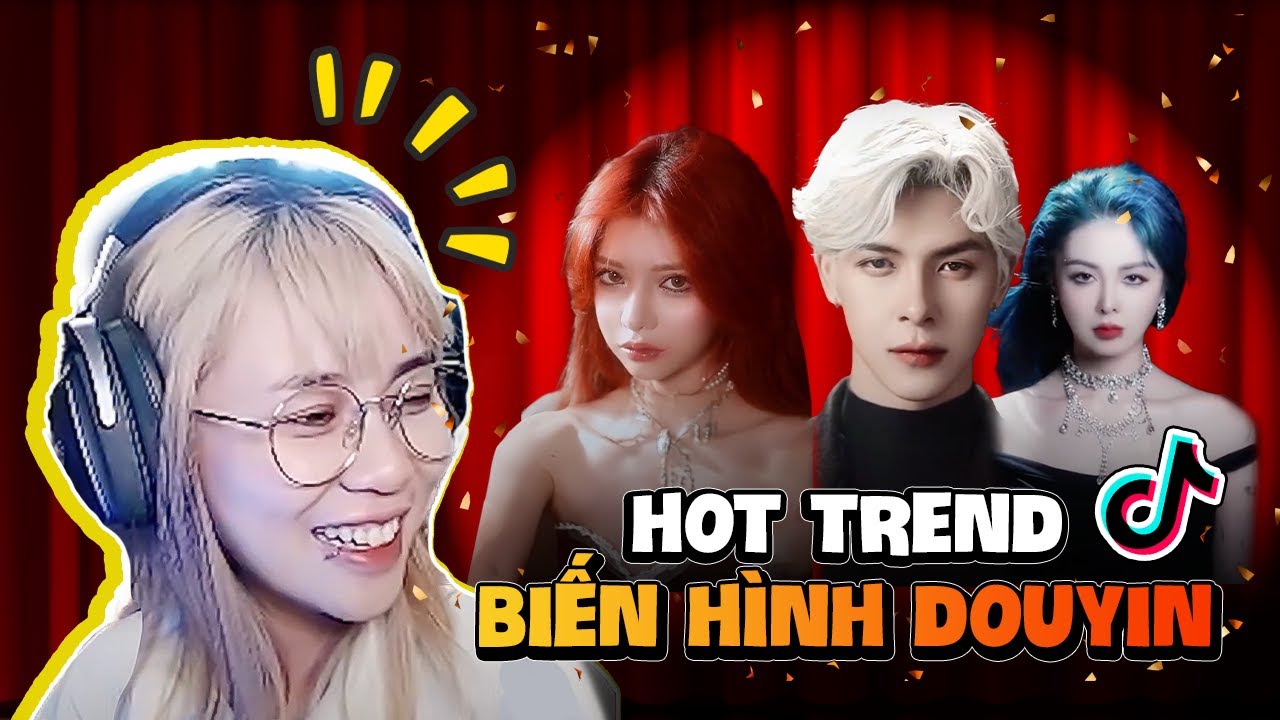 MisThy react TikTok trend biến hình vải đỏ. Phát mê với nhan sắc tỷ tỷ Douyin, Ciin, Denis Đặng...