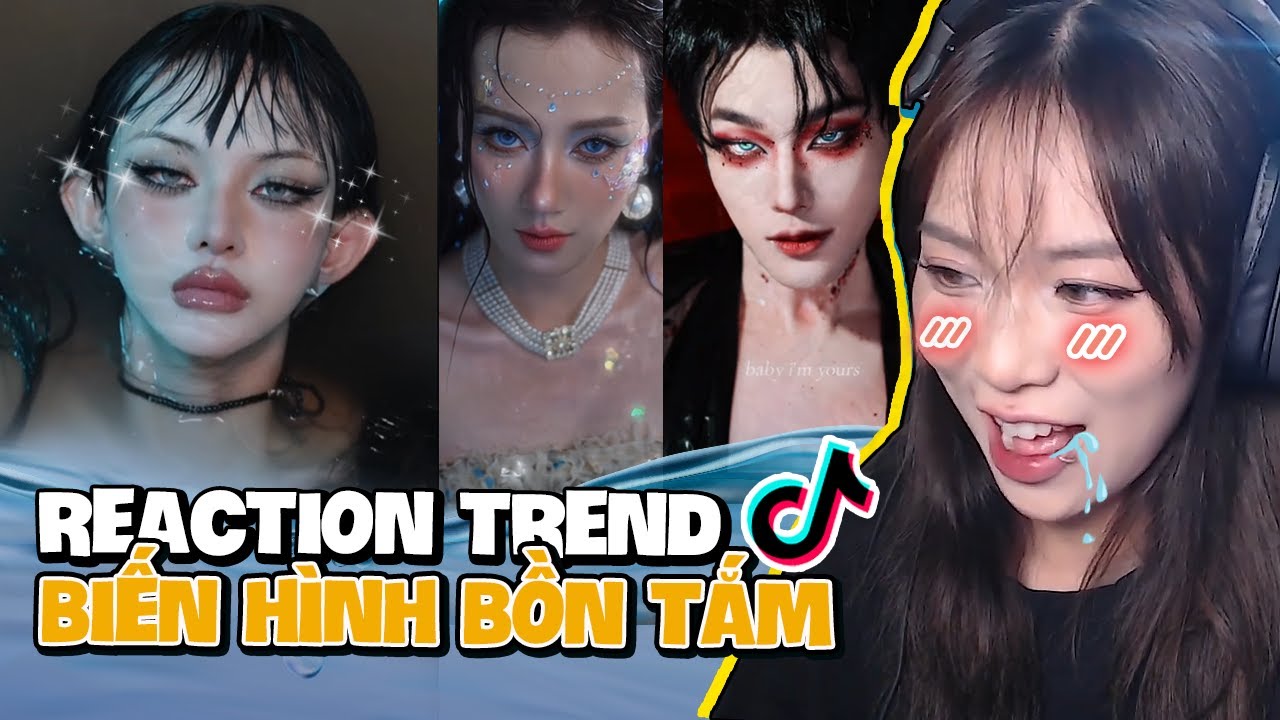 MisThy reaction trend Biến Hình Bồn Tắm hot TikTok. Shock với nhan sắc chị đẹp Lâm Minh, LNĐ,...