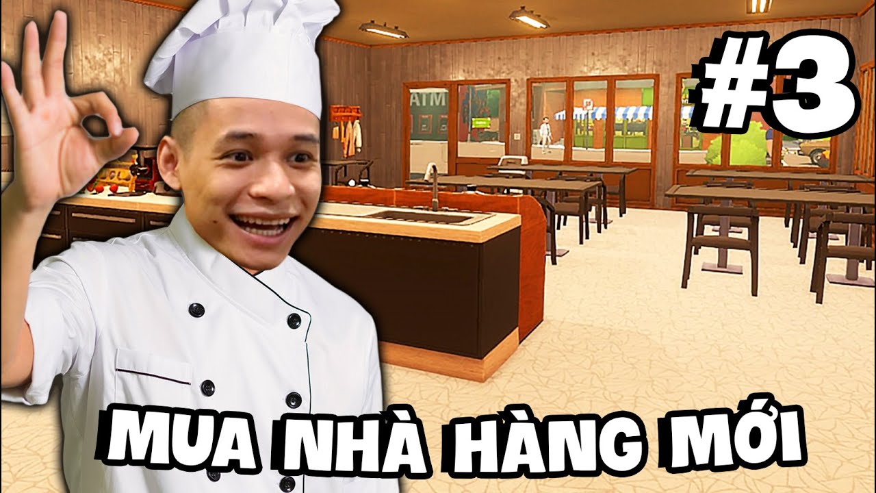 (Kebab Chefs #3) Thử thách Kiếm 50000$ mua Nhà hàng mới cùng đội bếp bất ổn.