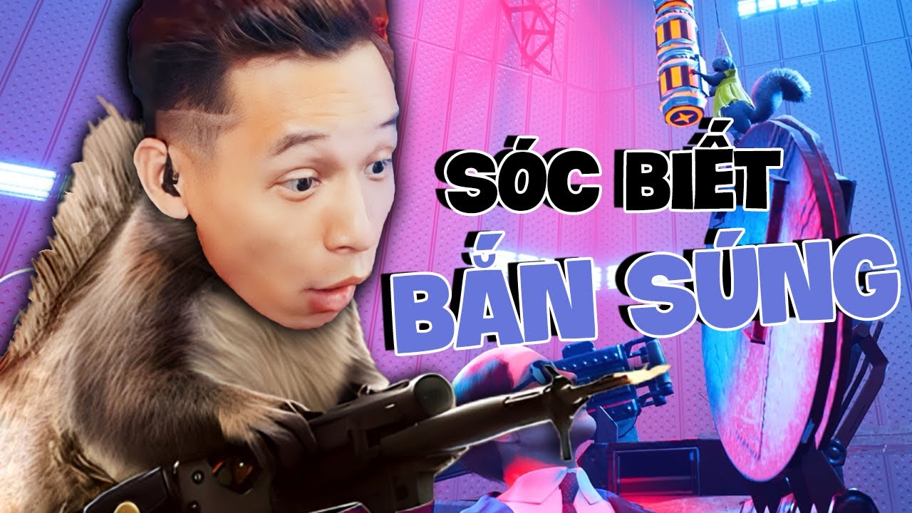 (Squirrel with a Gun) Một ngày vào vai "sóc Kiên", đối đầu với hàng loạt anh Độ Mixi từ đa vũ trụ.