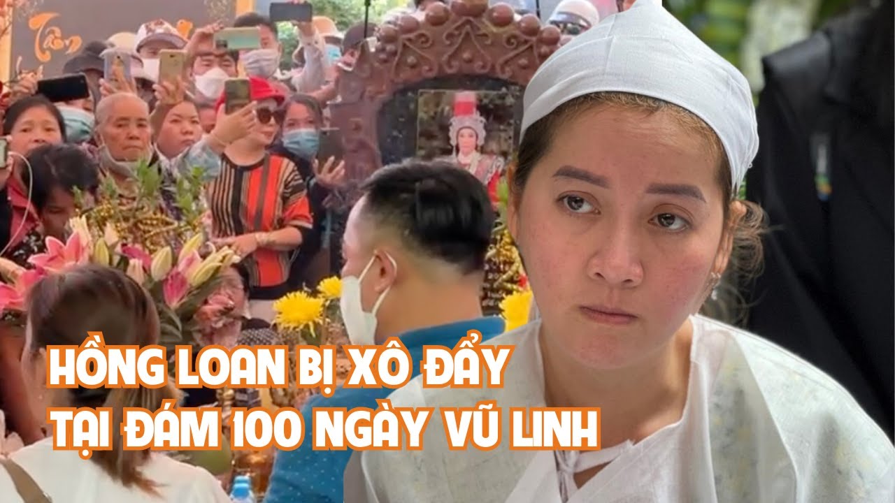 Hỗn loạn tại đám 100 ngày của NSƯT Vũ Linh, Hồng Loan bị vây kín, xô đẩy | Moli Star