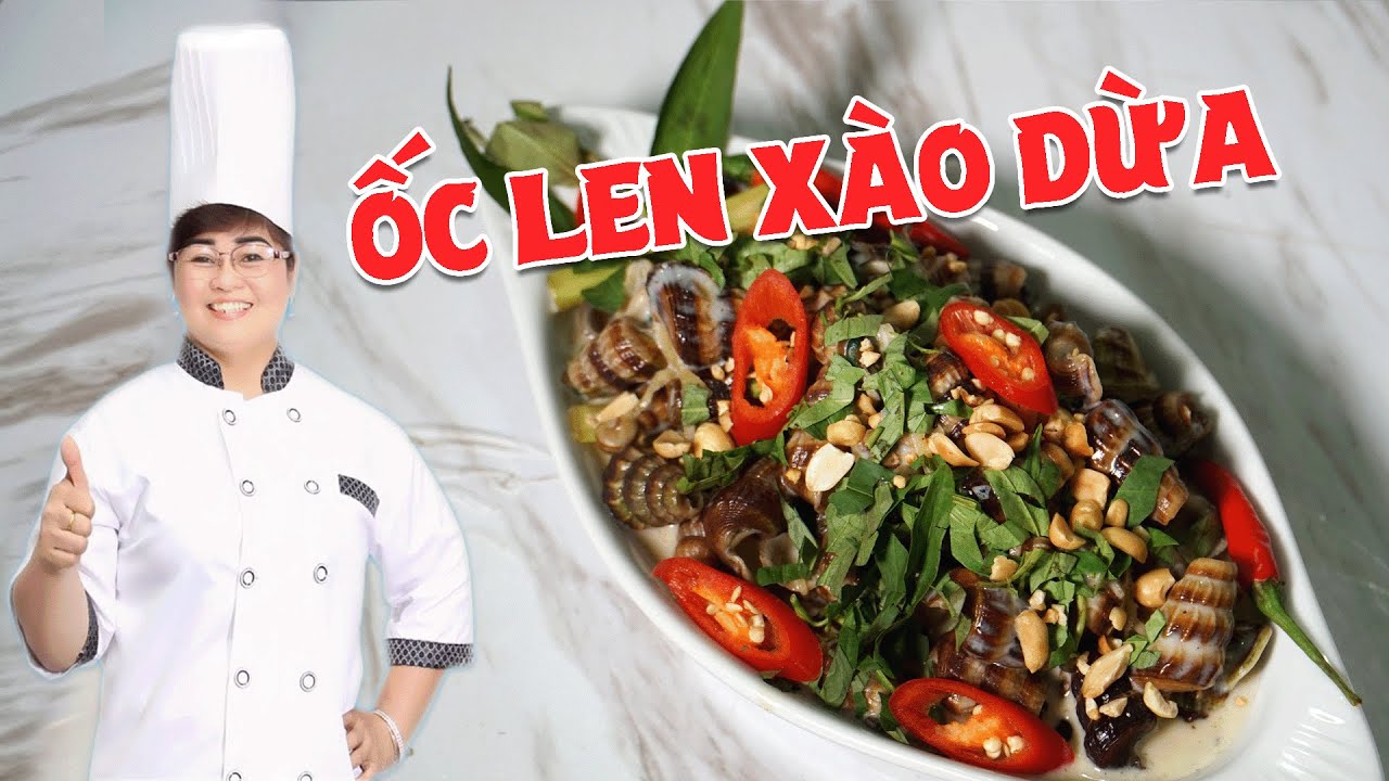 Ốc Len Xào Dừa Siêu Đơn Giản, Dể Làm Tại Nhà | Nấu Ăn Ngon