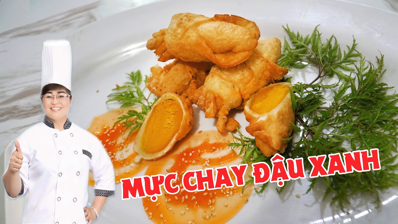 Mực Chay Nhân Đậu Đơn Giản, Dể Làm, Ai Ăn Cũng Thích | Nấu Ăn Ngon