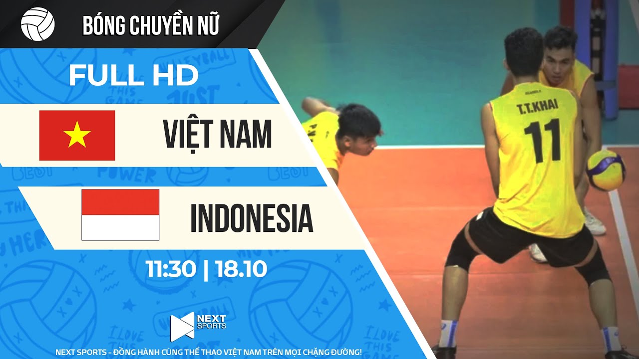 FULL HD | Việt Nam - Indonesia | Ông vua Bóng chuyền nam Đ.N.Á toát mồ hôi trước Việt Nam.